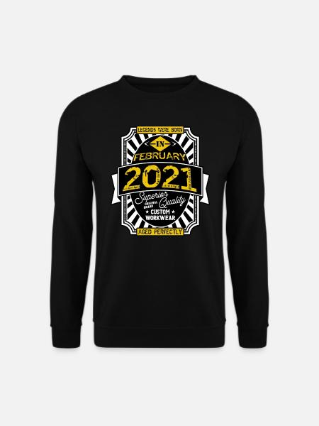 2021 FEBRUARY - Unisex Sweatshirt - black