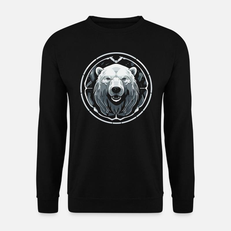 Polar bear - Unisex Sweatshirt - black