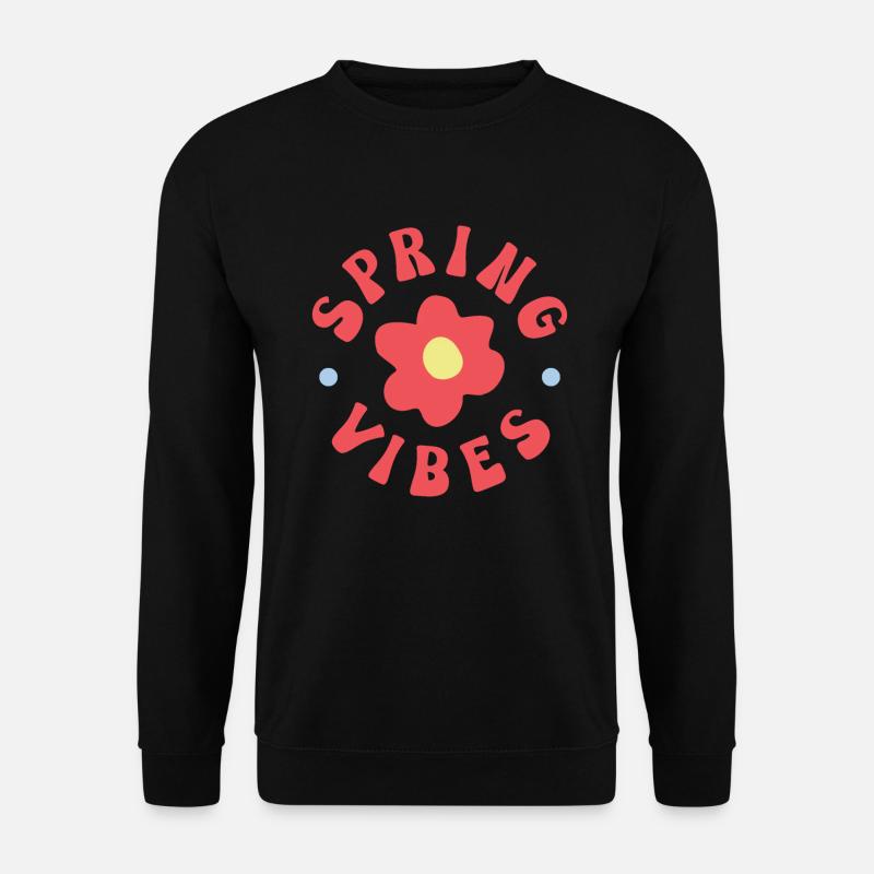 Spring Vibes - Unisex Sweatshirt - black