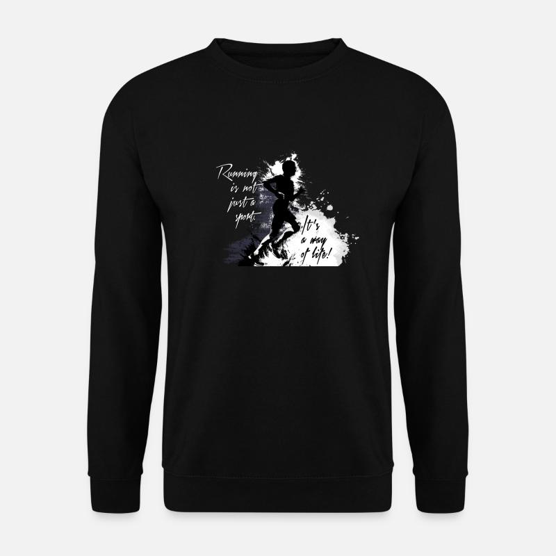 runner - Unisex Sweatshirt - black