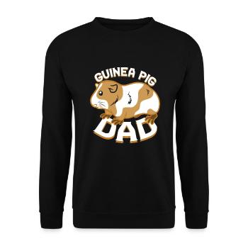 Papa cochon d'Inde - Sweat-shirt Unisexe - noir - Devant - Alina (178cm) & Michal (187cm)