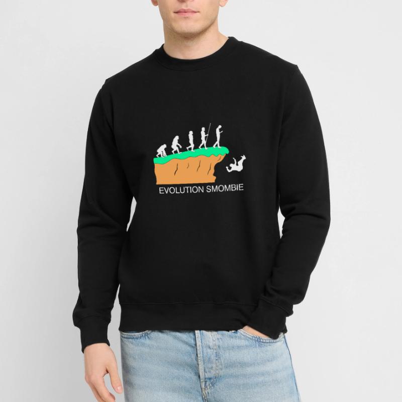 Evolution Smombie - Smartphone Sweat-shirt Unisexe