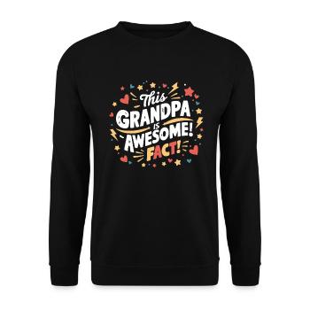 Notre super arrière-grand-père - Sweat-shirt Unisexe - noir - Devant - Alina (178cm) & Michal (187cm)