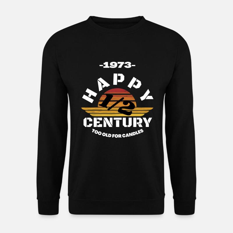 Herzlichen Glückwunsch zum 50. Geburtstag - Unisex Pullover - Schwarz