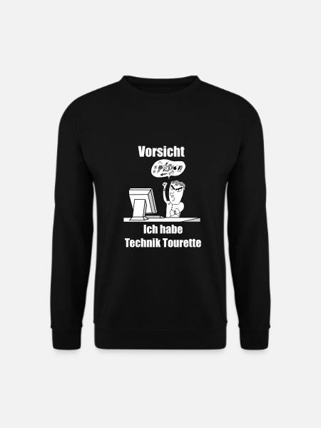Technology Tourette Design - Unisex Sweatshirt - black
