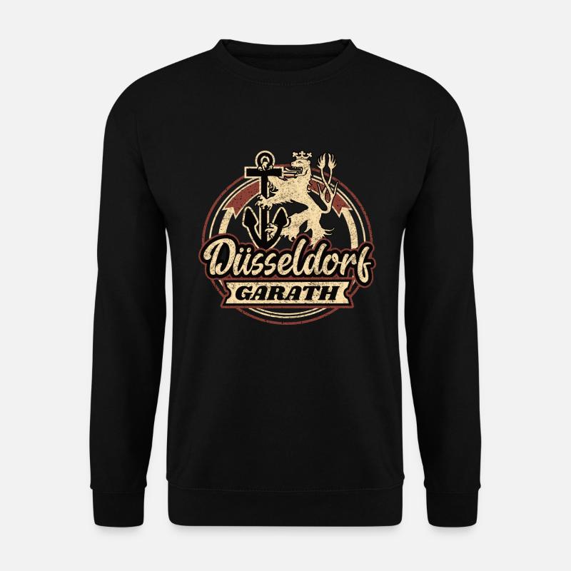 Düsseldorf Garath Retro Design - Unisex Pullover - Schwarz