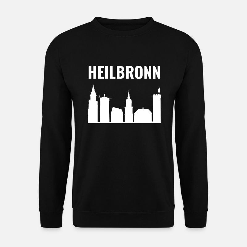 Heilbronn Skyline Collage - Unisex Sweatshirt - black