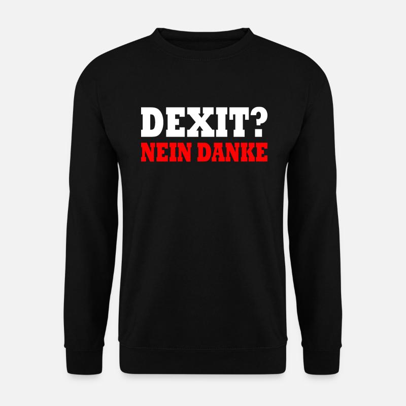 Dexit non merci - Sweat-shirt Unisexe - noir