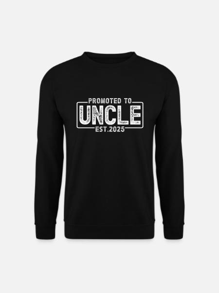 Promotion to Uncle 2025 - Unisex Sweatshirt - black
