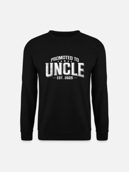 Promotion to Uncle 2025 - Unisex Sweatshirt - black