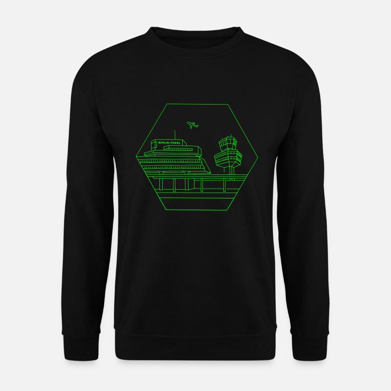 Flughafen Tegel in Berlin - Unisex Pullover - Schwarz