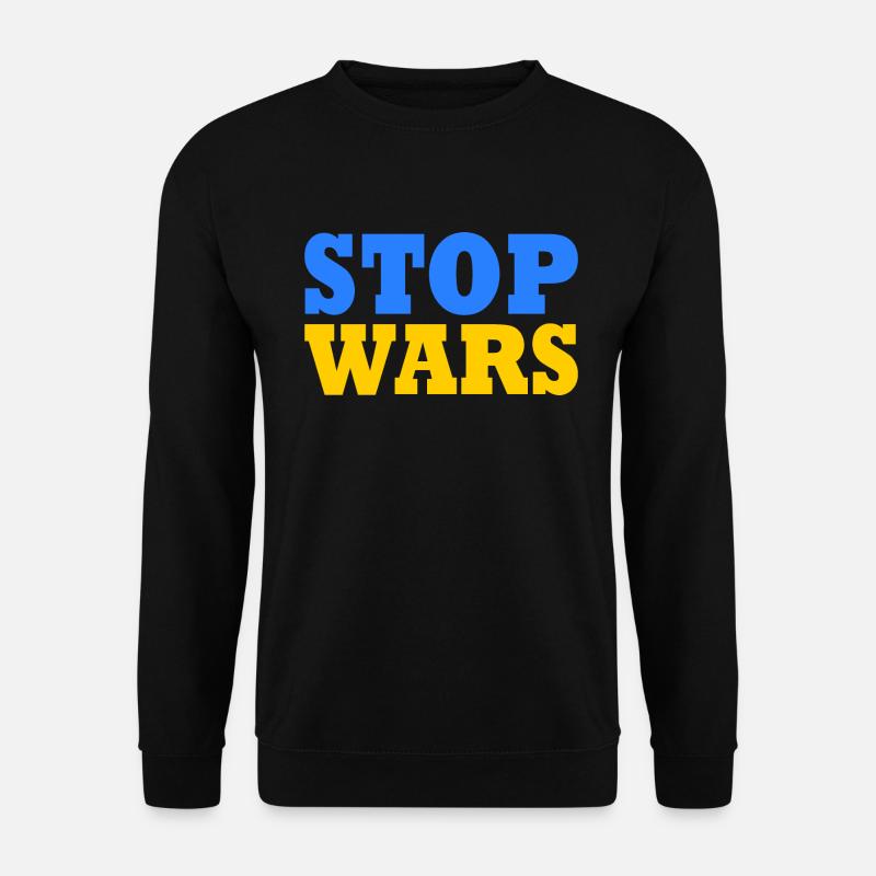 Stop war - Unisex Pullover - Schwarz