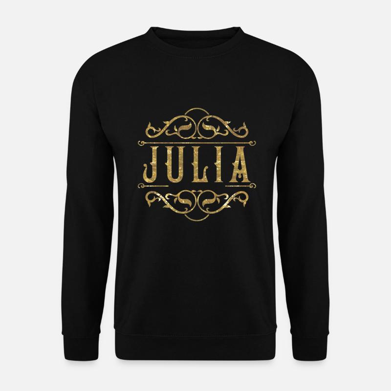 Julia gold - Unisex Pullover - Schwarz
