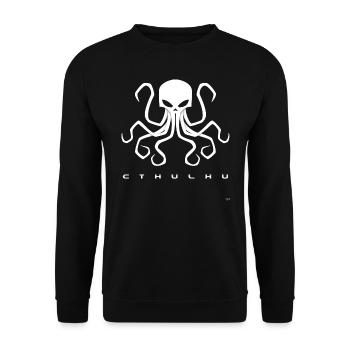 Cthulhu - Sweat-shirt Unisexe - noir - Devant - Alina (178cm) & Michal (187cm)