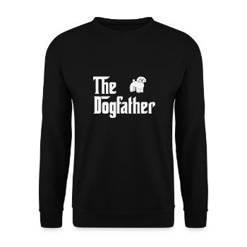 Bolonka le cadeau drôle de Dogfather - Sweat-shirt Unisexe - noir - Devant - Alina (178cm) & Michal (187cm)