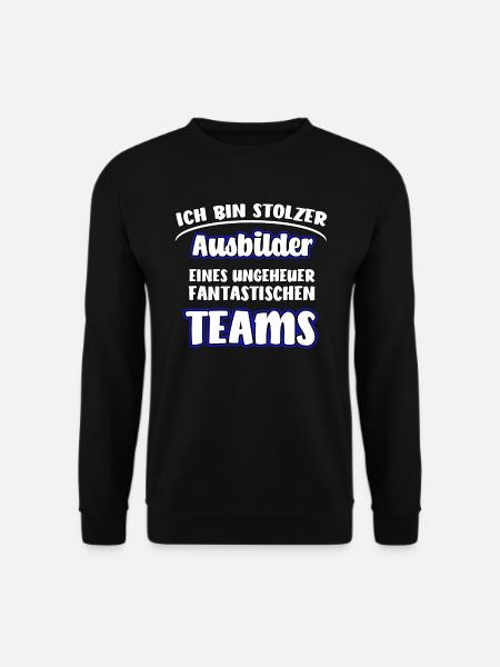 Ausbilder eines Teams lustiges Geschenk - Unisex Pullover - Schwarz
