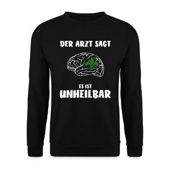 Scouts incurables cadeau drôle - Sweat-shirt Unisexe - noir - Devant - Alina (178cm) & Michal (187cm)