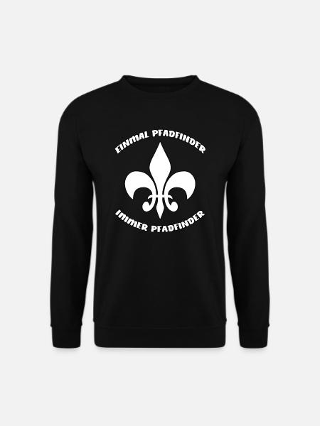 Einmal Pfadfinder immer Pfadfindelustiges Geschenk - Unisex Pullover - Schwarz