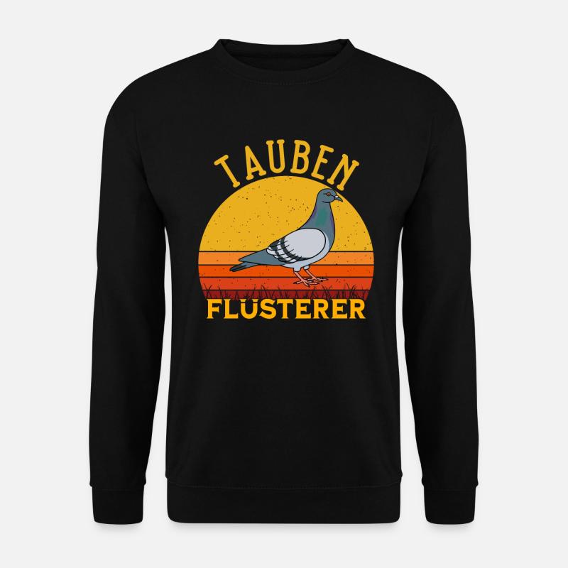 Tauben Flüsterer - Unisex Pullover - Schwarz