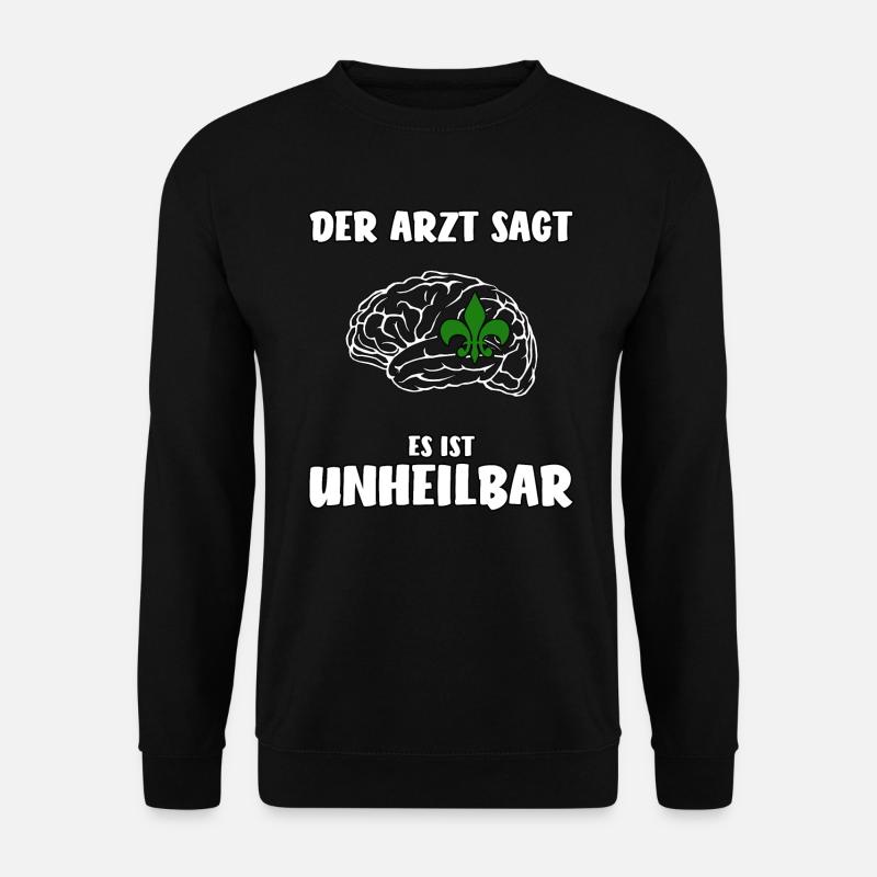 Pfadfinder lustiger Spruch - Unheilbar - Unisex Pullover - Schwarz