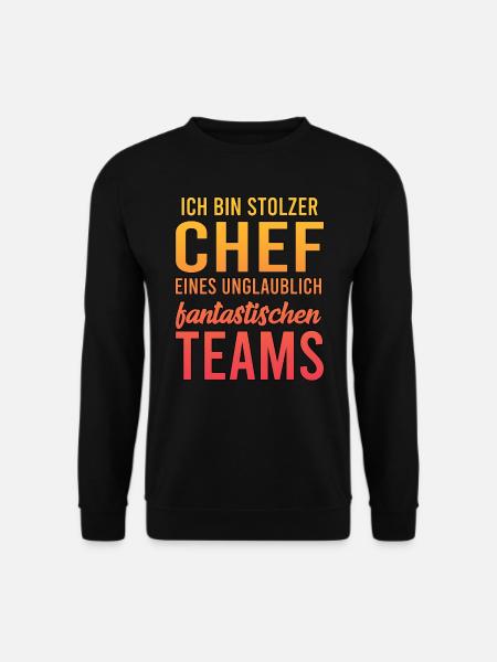 Ich bin stolzer Chef eines unglaublich - Unisex Pullover - Schwarz