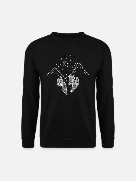 Camping Camping Nature - Unisex Sweatshirt - black
