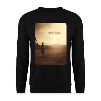 Croire - Sweat-shirt Unisexe - noir - Devant - Alina (178cm) & Michal (187cm)