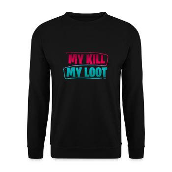 My Kill My Loot - Unisex Pullover - Schwarz - Vorne - Alina (178cm) & Michal (187cm)