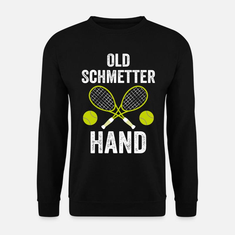 Old Schmetterhand Tennis - Unisex Pullover - Schwarz