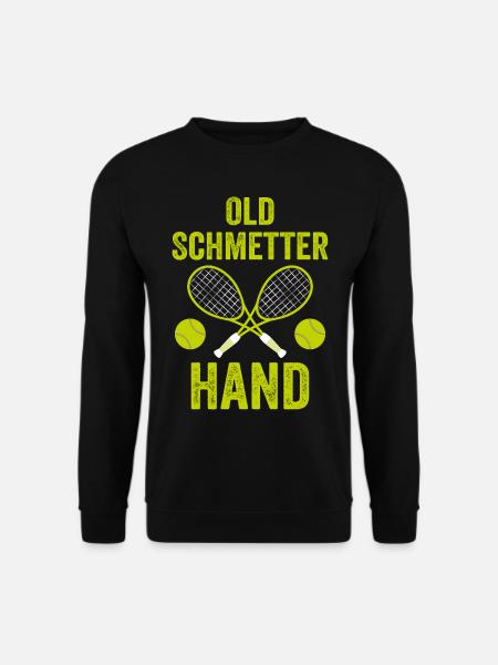 Old Schmetterhand Tennis - Unisex Pullover - Schwarz