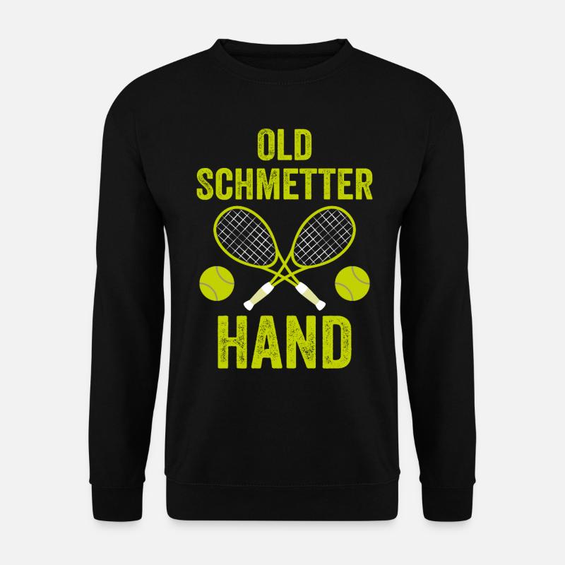 Old Schmetterhand Tennis - Unisex Pullover - Schwarz