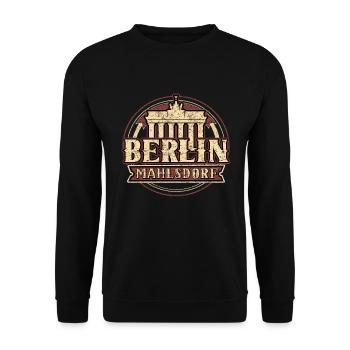 Berlin Berlin Mahlsdorf - Unisex Pullover - Schwarz - Vorne - Alina (178cm) & Michal (187cm)