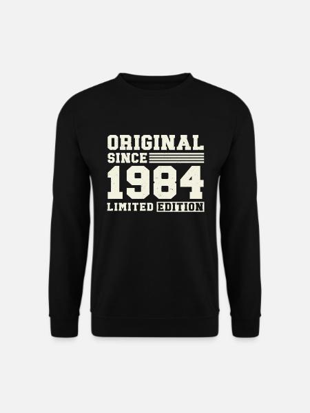 Original 1984 Vintage Jahrgang Geburtstag Geschenk - Unisex Pullover - Schwarz