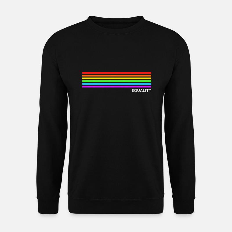 Equality - Regenbogen LGBT CSD - Unisex Pullover - Schwarz