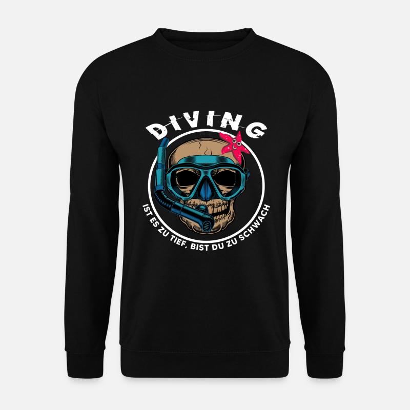 apnée plongée apnée apnée plongeurs snorkel - Sweat-shirt Unisexe - noir