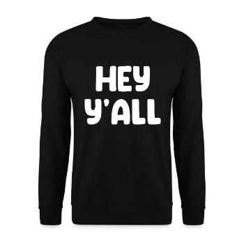 Salut à tous - Sweat-shirt Unisexe - noir - Devant - Alina (178cm) & Michal (187cm)
