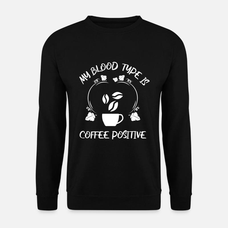 Kaffee Espresso Käffchen - Unisex Pullover - Schwarz