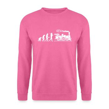 Lokomotive Lokführer Triebfahrzeugführer Geschenk - Unisex Pullover - Pink - Vorne