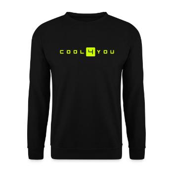 Cool pour toi! conception - Sweat-shirt Unisexe - noir - Devant - Alina (178cm) & Michal (187cm)