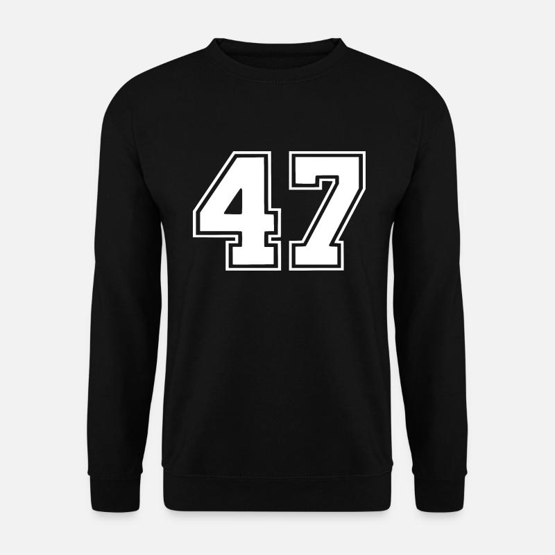 47 - Unisex Pullover - Schwarz