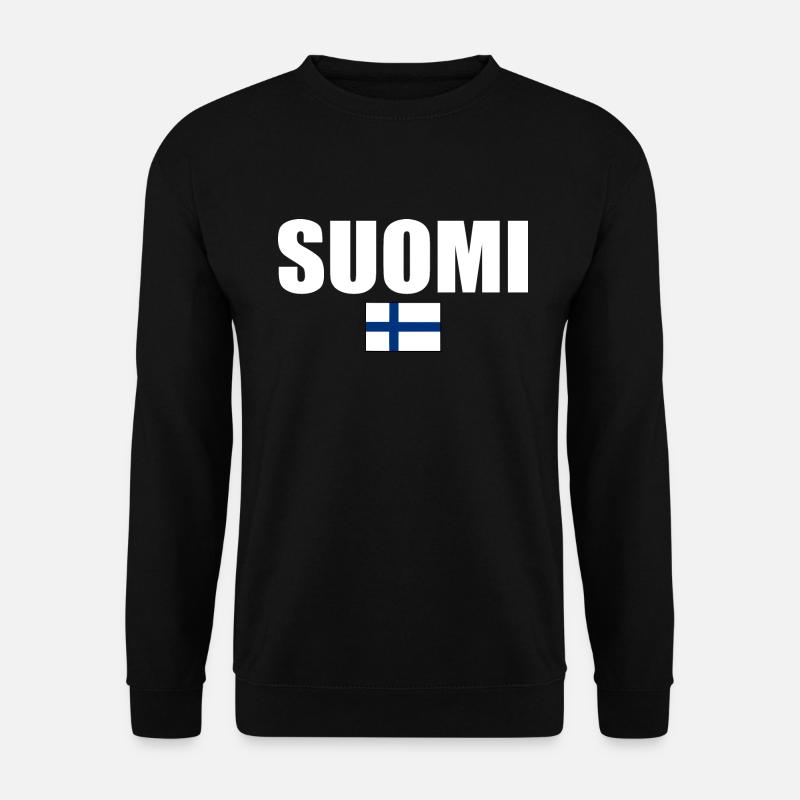 Suomi - Unisex Pullover - Schwarz