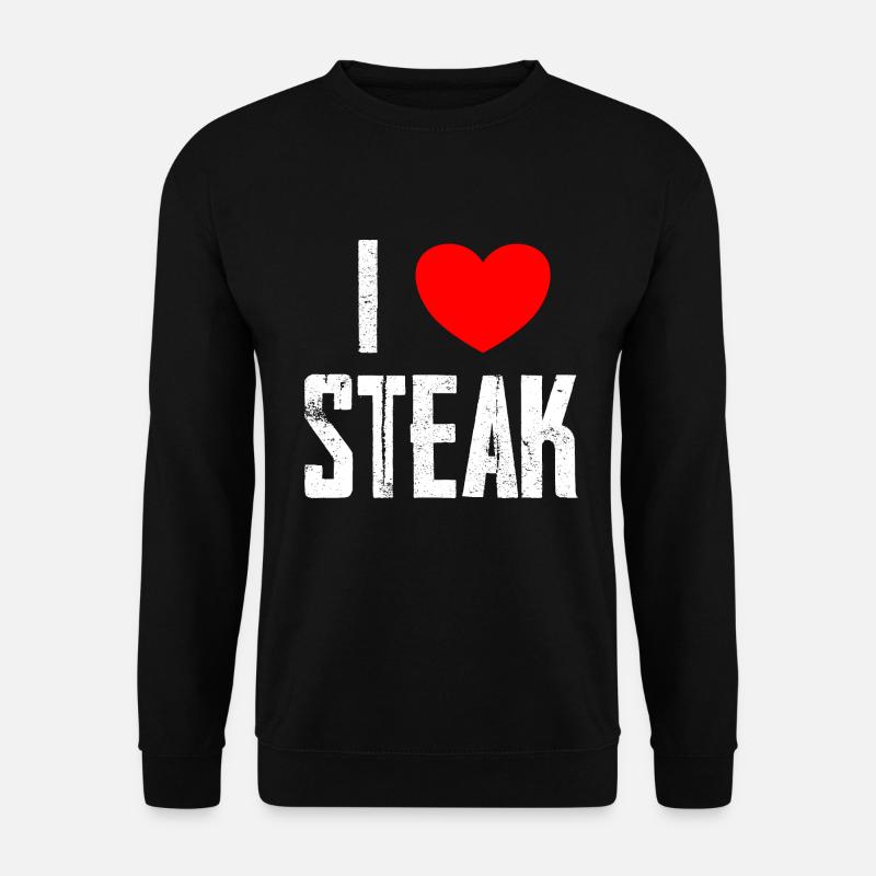 I Love Steak - Unisex Sweatshirt - black