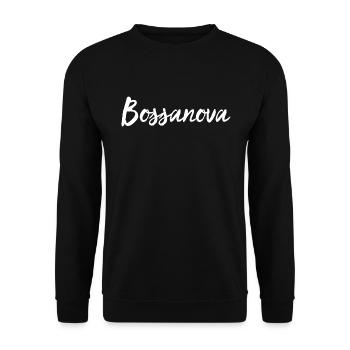 BOSSANOVA - Sweat-shirt Unisexe - noir - Devant - Alina (178cm) & Michal (187cm)