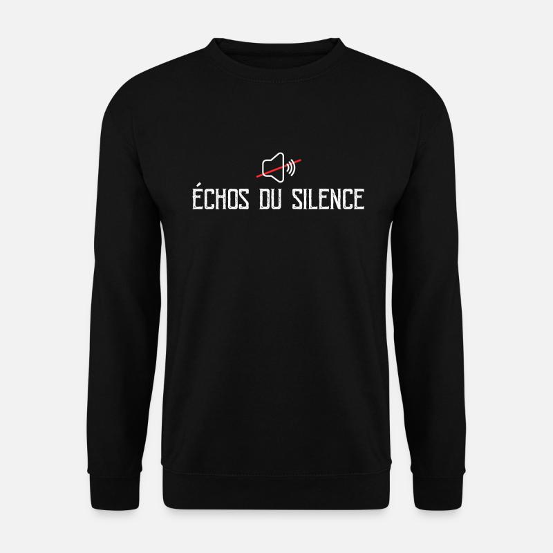 Échos Du Silence - Sweat-shirt Unisexe - noir