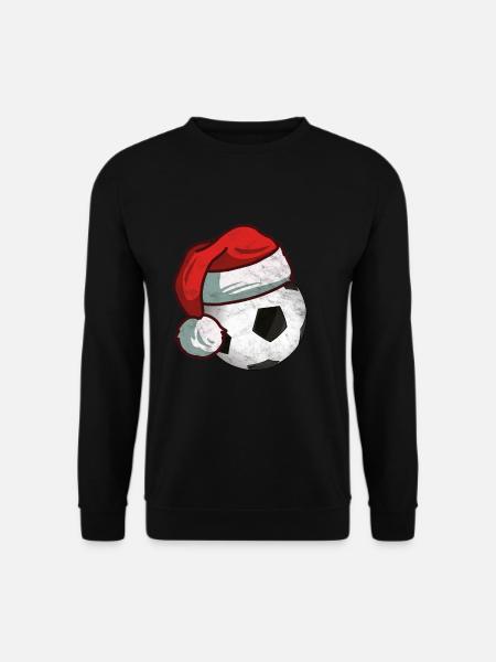 Fußball Weihnachten Geschenk Ball - Unisex Pullover - Schwarz