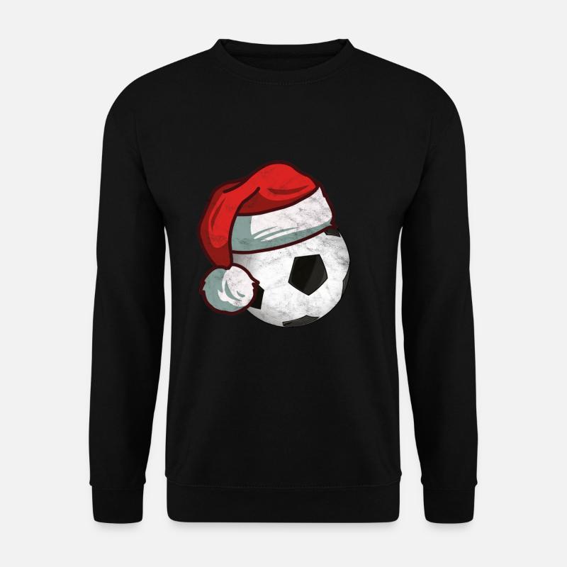 Fußball Weihnachten Geschenk Ball - Unisex Pullover - Schwarz