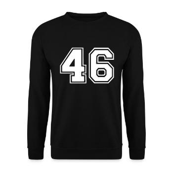 46 - Unisex Sweatshirt - black - Front - Alina (178cm) & Michal (187cm)