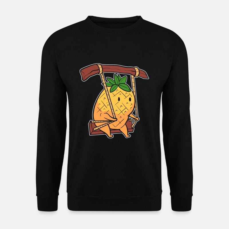 Ananas - Unisex Pullover - Schwarz