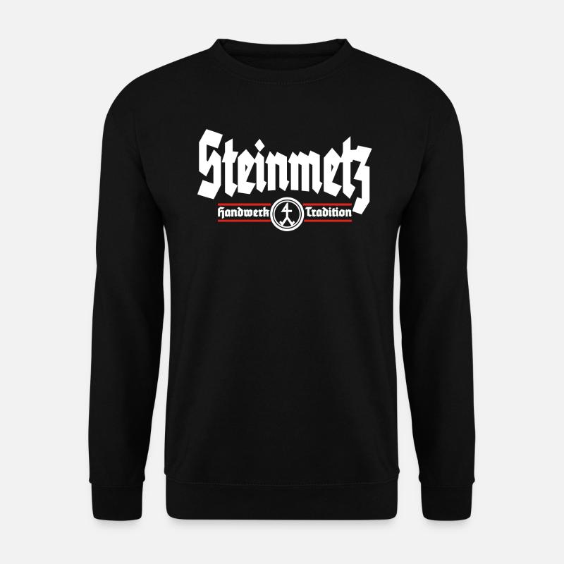 Steinmetz Handwerk+Tradition - Unisex Pullover - Schwarz