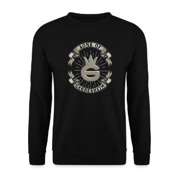 Sons of Gerresheim - Unisex Pullover - Schwarz - Vorne - Alina (178cm) & Michal (187cm)